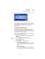 Предварительный просмотр 77 страницы Toshiba Satellite M100 Series User Manual