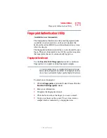 Предварительный просмотр 171 страницы Toshiba Satellite M100 Series User Manual