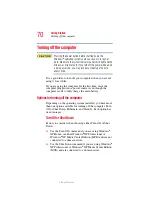 Предварительный просмотр 70 страницы Toshiba Satellite M110 Series User Manual