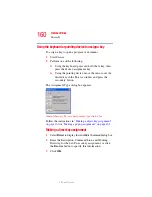 Предварительный просмотр 160 страницы Toshiba Satellite M110 Series User Manual