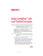 Предварительный просмотр 243 страницы Toshiba Satellite M110 Series User Manual