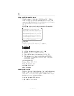 Preview for 16 page of Toshiba Satellite M305-S4991E Resource Manual