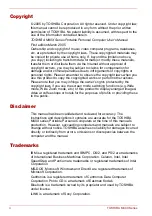 Preview for 2 page of Toshiba Satellite M40X-119 User Manual