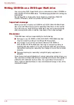 Preview for 86 page of Toshiba Satellite M40X-119 User Manual