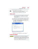 Предварительный просмотр 85 страницы Toshiba Satellite M500 Series User Manual