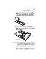 Preview for 61 page of Toshiba Satellite M505 User Manual