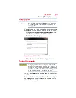 Preview for 87 page of Toshiba Satellite M505 User Manual