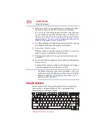 Preview for 100 page of Toshiba Satellite M505 User Manual