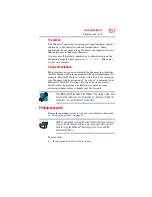 Preview for 107 page of Toshiba Satellite M505 User Manual