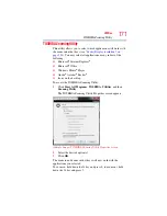 Preview for 171 page of Toshiba Satellite M505 User Manual