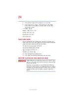 Preview for 24 page of Toshiba Satellite M65 SERIES User Manual