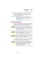 Preview for 57 page of Toshiba Satellite M65 SERIES User Manual