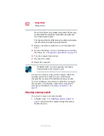 Preview for 62 page of Toshiba Satellite M65 SERIES User Manual