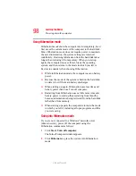 Preview for 98 page of Toshiba Satellite M65 SERIES User Manual