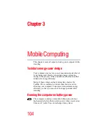 Preview for 104 page of Toshiba Satellite M65 SERIES User Manual