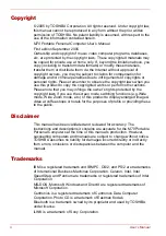 Preview for 2 page of Toshiba Satellite M70 User Manual