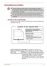 Preview for 7 page of Toshiba Satellite M70 User Manual