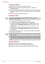 Preview for 62 page of Toshiba Satellite M70 User Manual