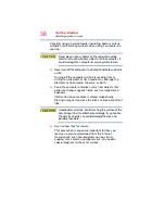 Preview for 36 page of Toshiba Satellite NB10 User Manual