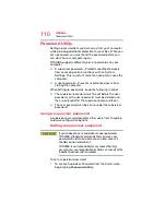 Preview for 110 page of Toshiba Satellite NB10 User Manual