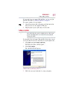 Preview for 61 page of Toshiba Satellite NB200-SP2908 User Manual