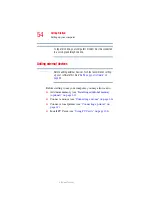 Preview for 54 page of Toshiba Satellite P10 SERIES User Manual