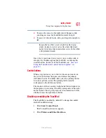 Предварительный просмотр 61 страницы Toshiba Satellite P15 SERIES User Manual