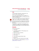 Предварительный просмотр 119 страницы Toshiba Satellite P15 SERIES User Manual