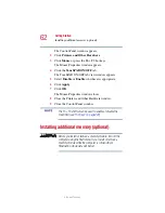 Предварительный просмотр 62 страницы Toshiba Satellite P25 Series User Manual