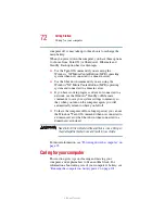 Предварительный просмотр 72 страницы Toshiba Satellite P25 Series User Manual