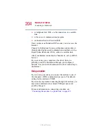 Предварительный просмотр 204 страницы Toshiba Satellite P25 Series User Manual