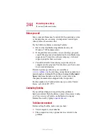 Предварительный просмотр 244 страницы Toshiba Satellite P25 Series User Manual