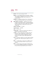 Предварительный просмотр 270 страницы Toshiba Satellite P25 Series User Manual