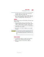 Предварительный просмотр 43 страницы Toshiba Satellite P30 User Manual