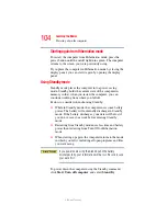 Предварительный просмотр 104 страницы Toshiba Satellite P30 User Manual