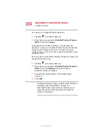 Предварительный просмотр 204 страницы Toshiba Satellite P30 User Manual