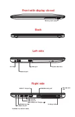 Preview for 4 page of Toshiba Satellite P50-A Series Quick Start Manual