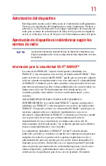 Preview for 11 page of Toshiba Satellite P800 (Spanish) Manual Del Usuario