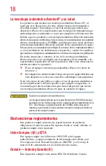 Preview for 18 page of Toshiba Satellite P800 (Spanish) Manual Del Usuario