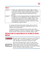 Preview for 19 page of Toshiba Satellite P800 (Spanish) Manual Del Usuario