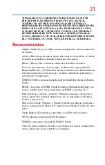 Preview for 21 page of Toshiba Satellite P800 (Spanish) Manual Del Usuario