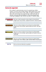 Preview for 33 page of Toshiba Satellite P800 (Spanish) Manual Del Usuario