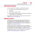 Preview for 35 page of Toshiba Satellite P800 (Spanish) Manual Del Usuario