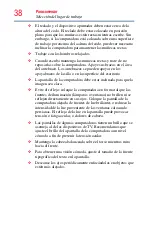 Preview for 38 page of Toshiba Satellite P800 (Spanish) Manual Del Usuario