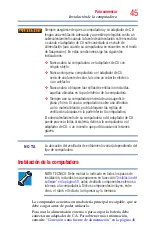 Preview for 45 page of Toshiba Satellite P800 (Spanish) Manual Del Usuario