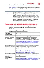 Preview for 61 page of Toshiba Satellite P800 (Spanish) Manual Del Usuario