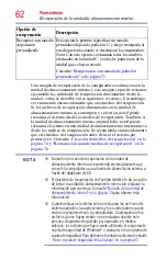 Preview for 62 page of Toshiba Satellite P800 (Spanish) Manual Del Usuario