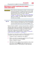 Preview for 69 page of Toshiba Satellite P800 (Spanish) Manual Del Usuario