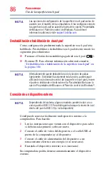 Preview for 86 page of Toshiba Satellite P800 (Spanish) Manual Del Usuario