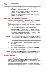 Preview for 96 page of Toshiba Satellite P800 (Spanish) Manual Del Usuario